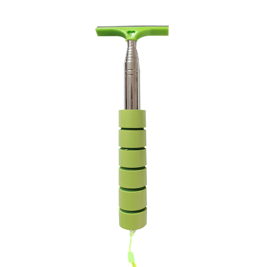 Car Rearview Mirror Wiper Telescopic Handle Car Rearview Mirror Wiper Durable Stainless Auto Glass Cleaning Tools Cleaning Brush
