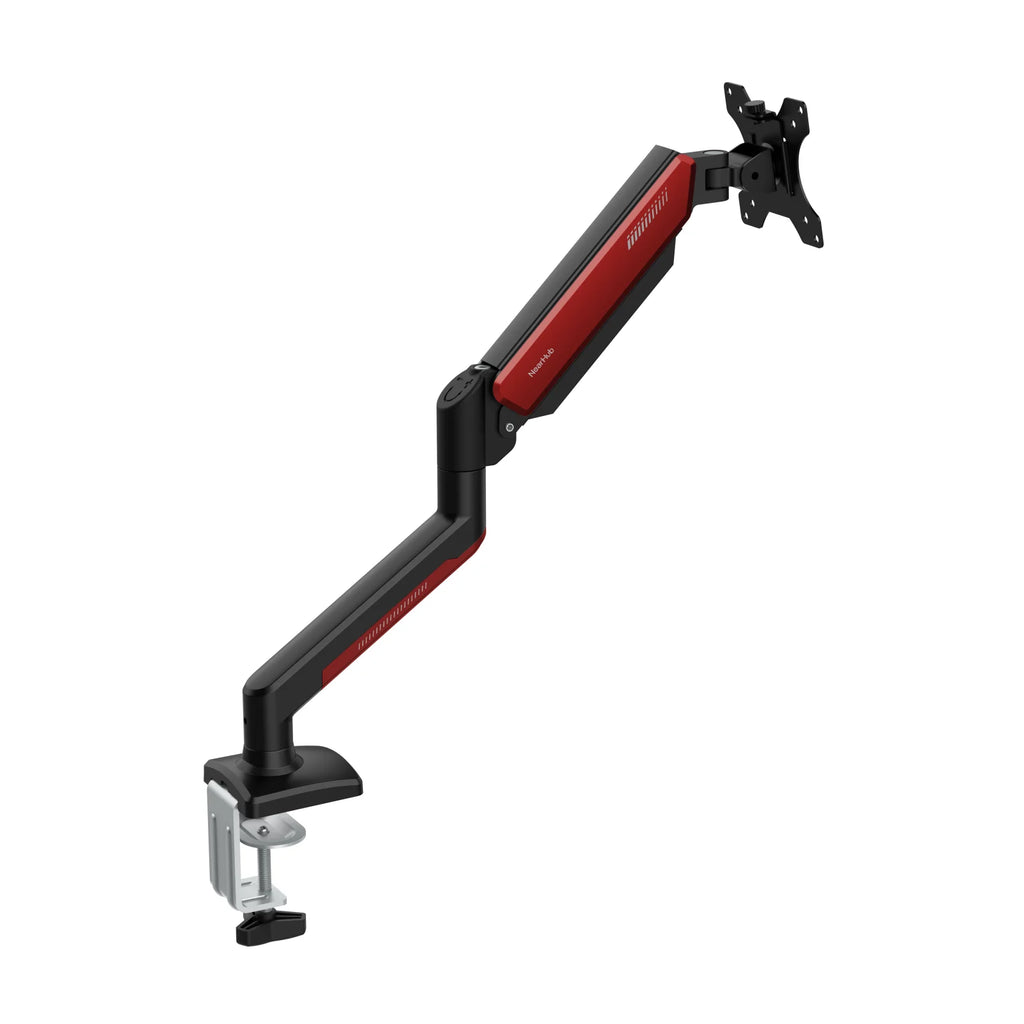 Nearhub MS-001 Monitor Arm Mount Bracket Single Arm,Flexible Adjustment 180° Swivel 360°Rotation Support Monitor Arm Stand