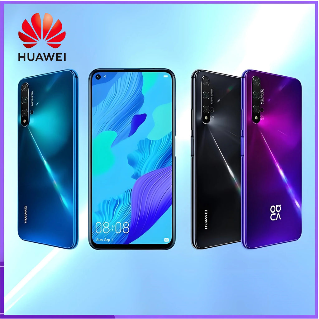 HUAWEI-Nova 5T,Smartphone Android,6.26 inch,8+256GB ROM,Mobile phones,Dual SIM,Google Play Store,48MP,4G Network,Cellphones