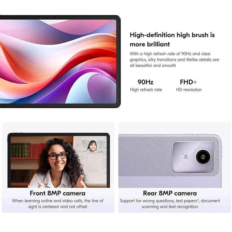 Global ROM Lenovo XiaoXin Pad 2024 Tablet AG Screen 8GB 128GB Pads Qualcomm Snapdragon 685 Octa Core 11" WIFI 8MP Cam7040mAh 20W