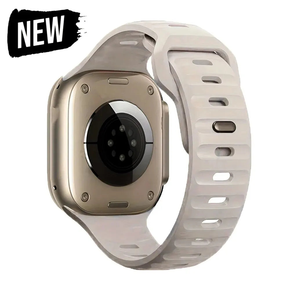 Soft Silicone Strap For Apple Watch Band Ultra 49mm 44mm 45mm 42mm 41mm 42mm 38mm Sport Watchband IWatch Serise 9 8 7 6 Bracelet