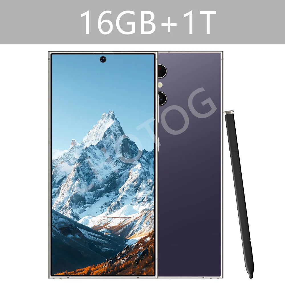 Magnetic Case For Original Cellphones SMS 24 Ultra 5G Dual Sim Smartphone Cases For Android 14 Cell Mobile Phone 22GB+2TB Cover