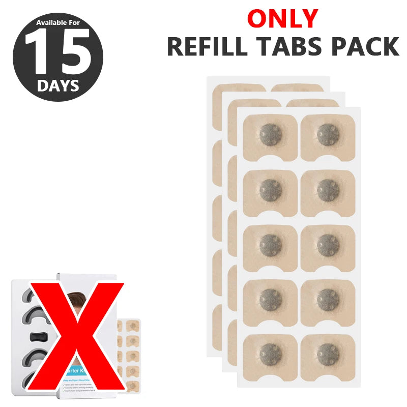 15/30days Magnetic Nasal Breathing Dilators Starter Kit for Nose Improve Sleep Quality Snoring Anti Snoring Sleep Mouth Tape