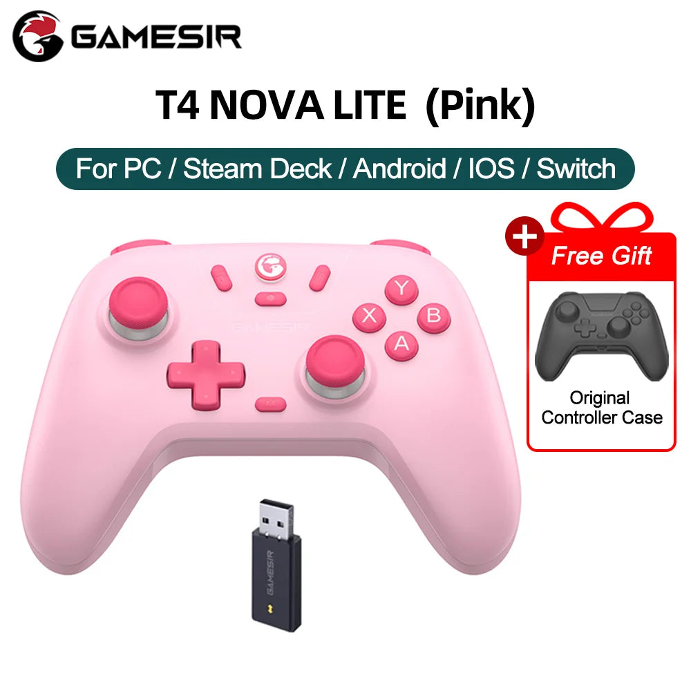 Gamesir Gamepads PC Switch 2 Controller Nova Lite Controle Hall Effective Joystick for Nintendo Switch Steam Android iOS Phone