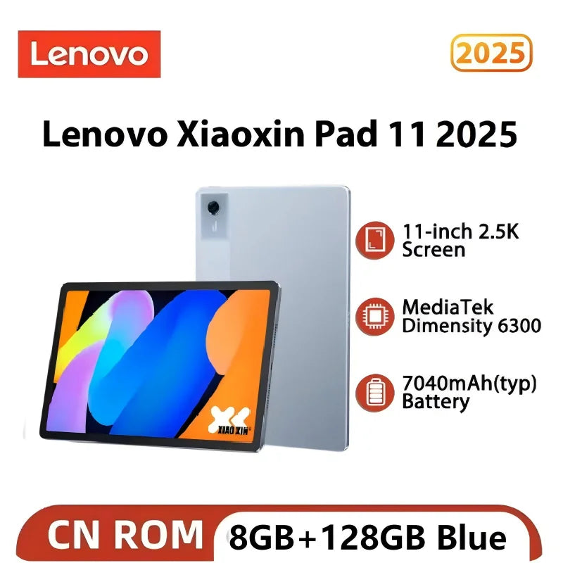 Global Firmware Lenovo Xiaoxin Pad 2024 Tablet 6GB 8GB 128GB 256GB 11" Display Qualcomm Snapdragon 685 WIFI 7040mAh Android Tab