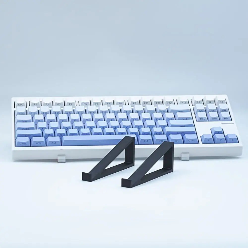1 Pair New Portable Keyboard Elevated Stand Raised Keyboard Angle Accessories Computer Keyboard Riser Plastic Monitor Holder