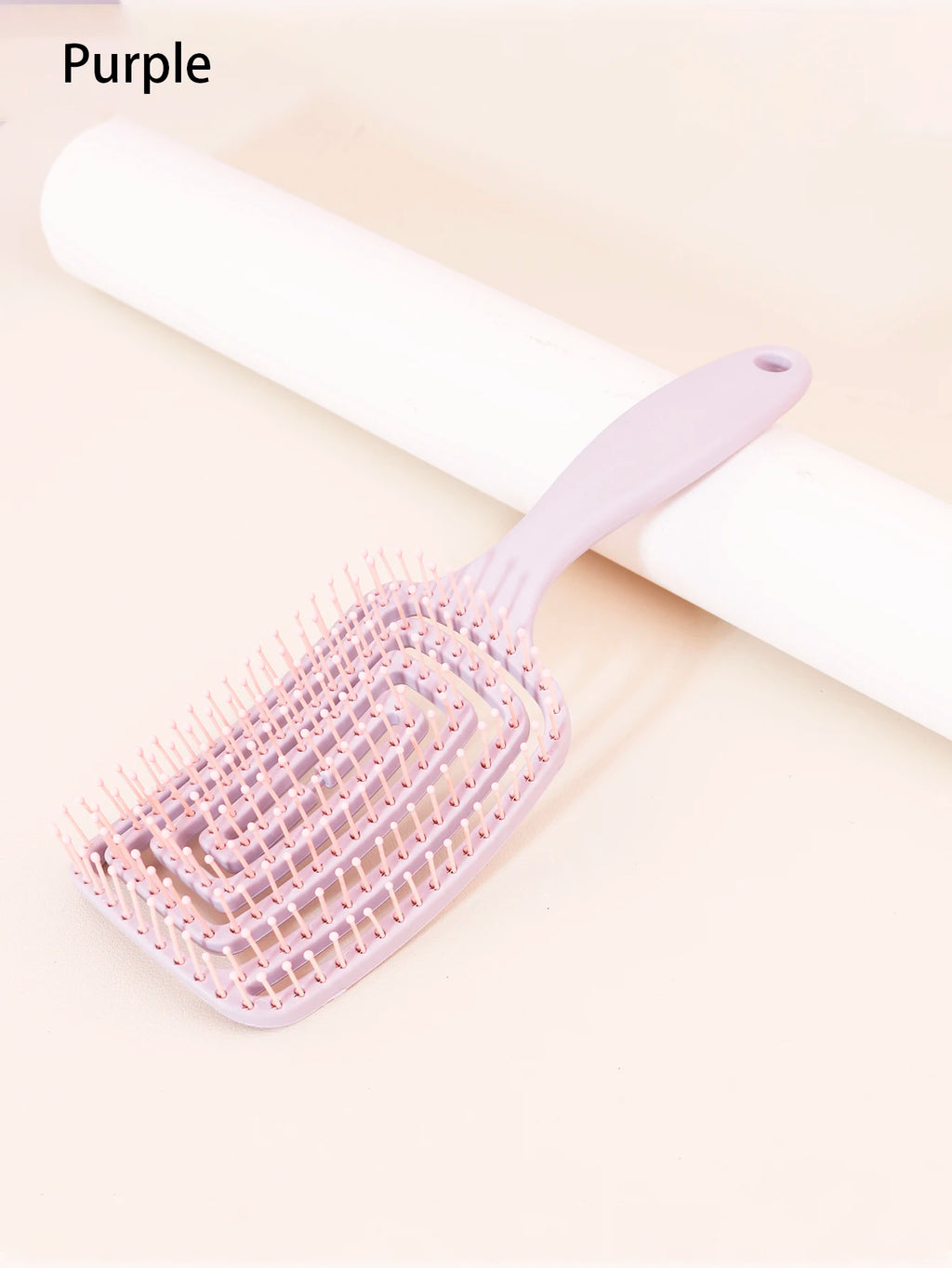 1PCS tangled hair brush, dual-purpose dry and wet, women's bent hair brush, long, thick, thin, and curly, for daily hair care