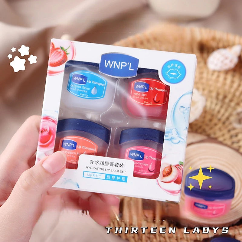 Natural Plant Lip Balm Moisturizing Lipsticks Base Cute Makeup Anti-Cracking Lip Oil Original Korean Cosmetics Skin Care