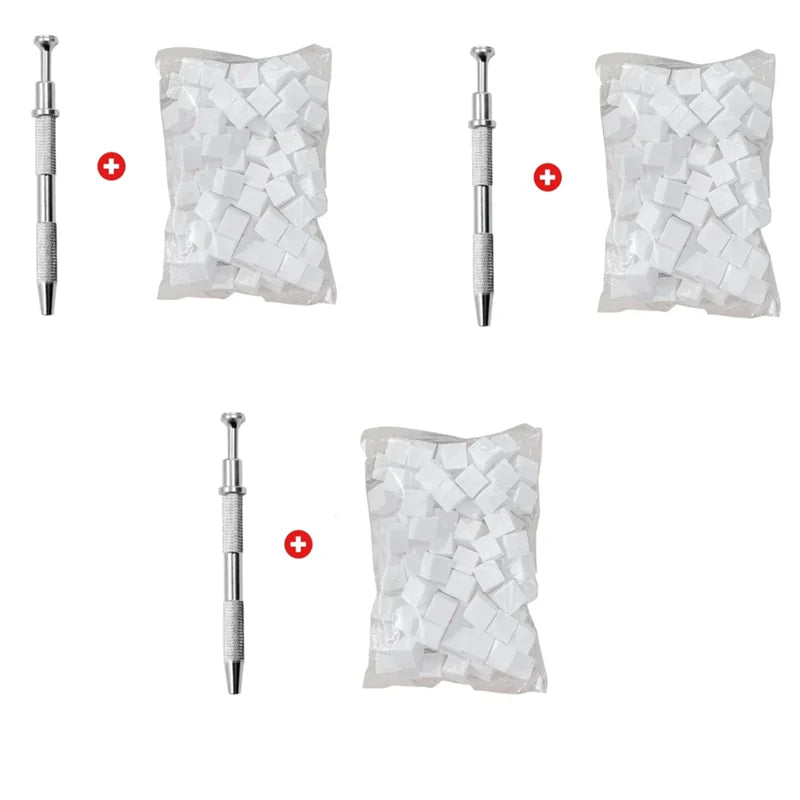 50/150pcs Sponge Gradient Nail Art Stamper Tools Gel Polish Color Gradient Brush Glitter Powder Dotting Pen For Manicure Tools