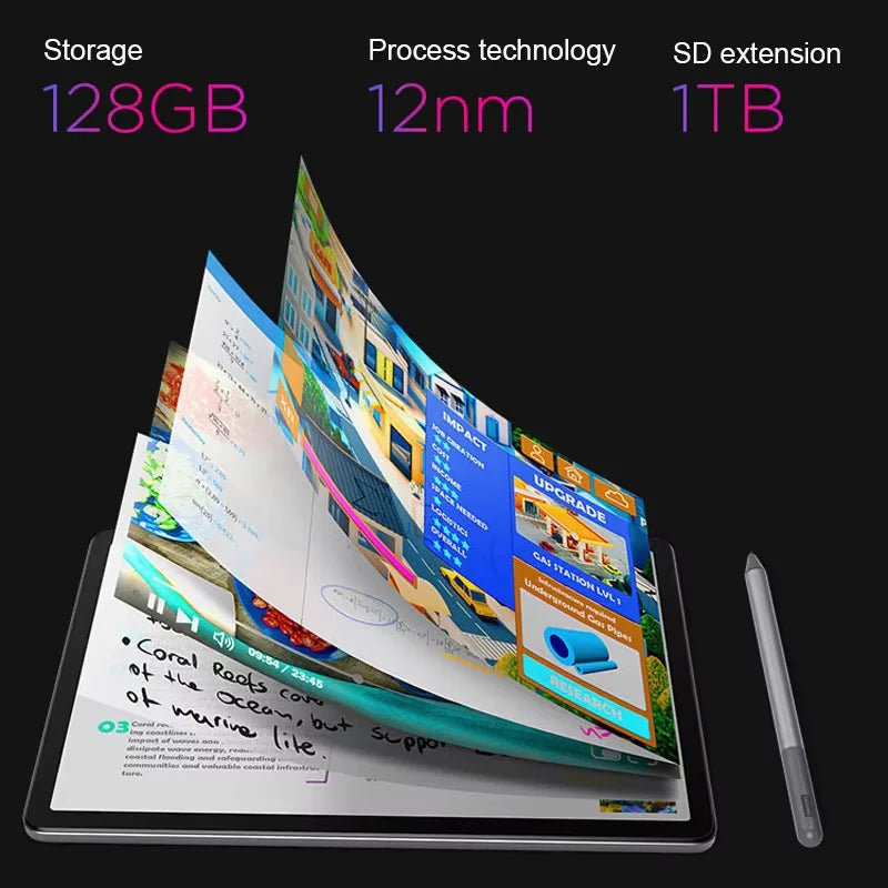 Lenovo K10 Tablet 10.95 Inch TB330FU Octa Core High Brush Eye Protection IPS Screen Pad 8G+128G WiFi version Grey