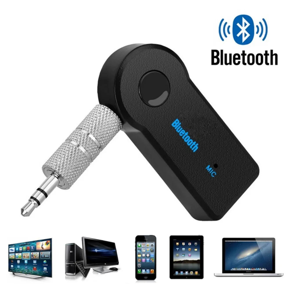 Car Bluetooth 5.0 Receiver 3.5mm Jack Wireless Bluetooth Transceiver  Adapter For Car Kit Music Audio Aux A2dp Earphone Receiver