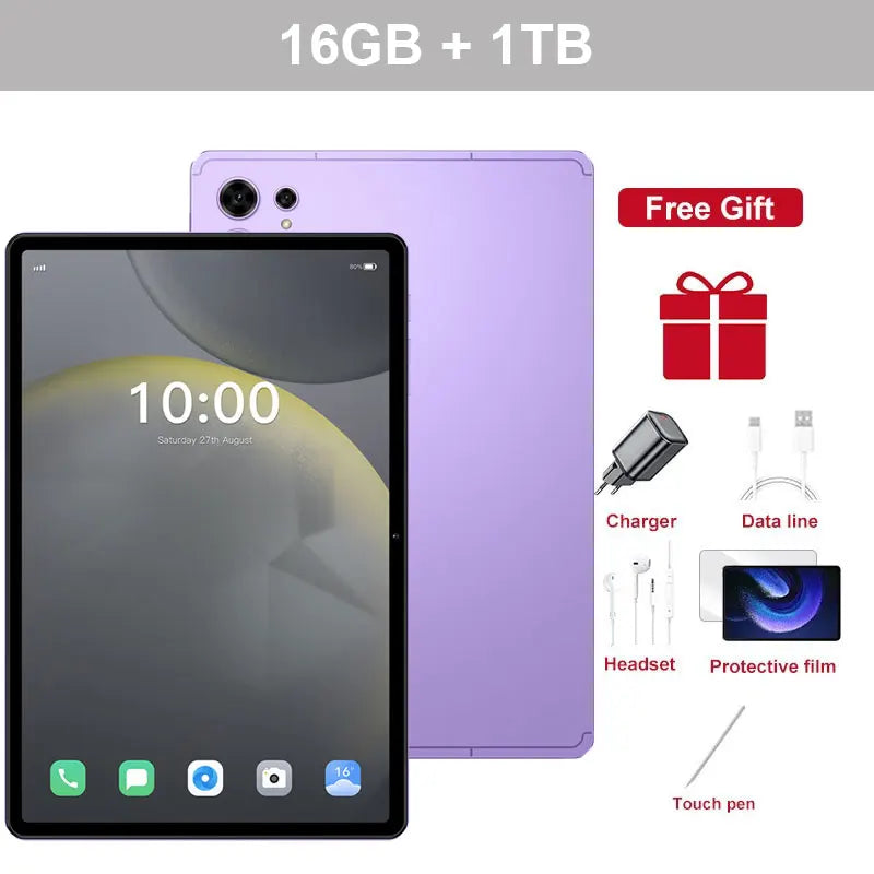 New Pad 7s pro Tablet PC 10000mAh 5G Dual SIM Android 15 Original 22GB+2TB Global Version 10 Inch Kids Tab Tablets With keyboard