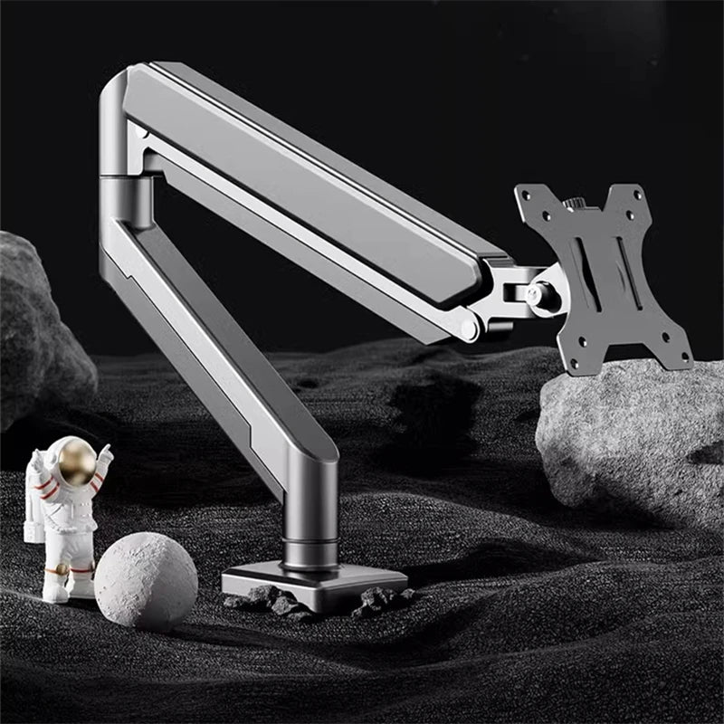 Universal Single Monitor Bracket Up To 32 Inches And 19.8 Lbs Per Screen Computer Desk Mount Stand Adjustable Computer Bracket