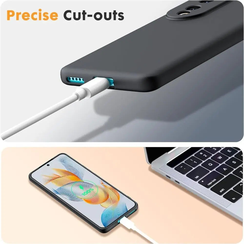 New Flexible Liquid Silicone Case For X8B Honor 200 Lite Magic 7 6 pro 90 smart Protective Cover Bumper Fundas Coque Capa Shell