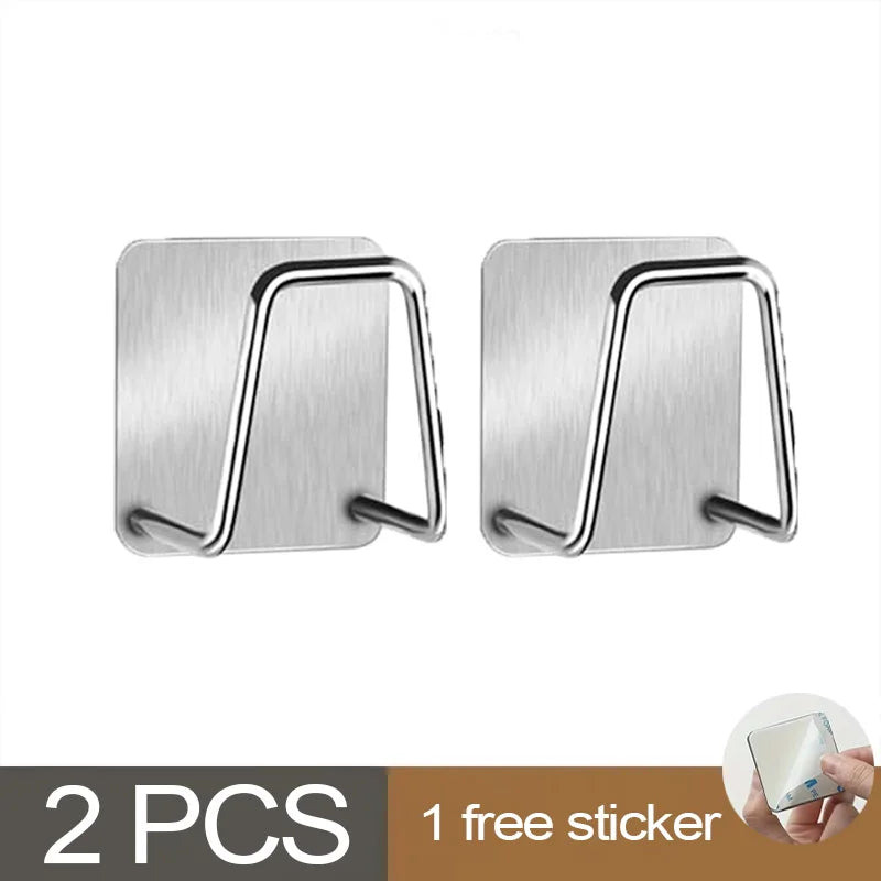 1pc Stainless Steel Sink Sponge Rack For Sponge Steel Wire Ball Draining Paste The Inner Wall Of The Sink Kitchen Supplies