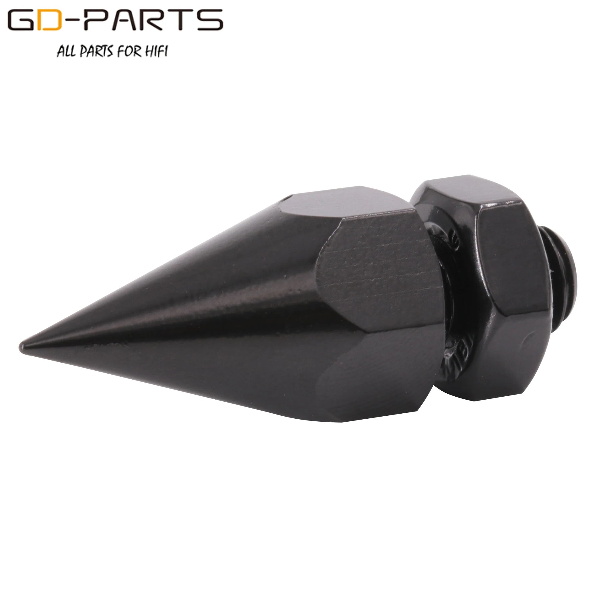 M6 M8 Thread Iron Speaker Spike Cone Damper AMP Turntable Recorder Studio Monitor Isolation Stand Vibration Cone Foot Pad 40mm