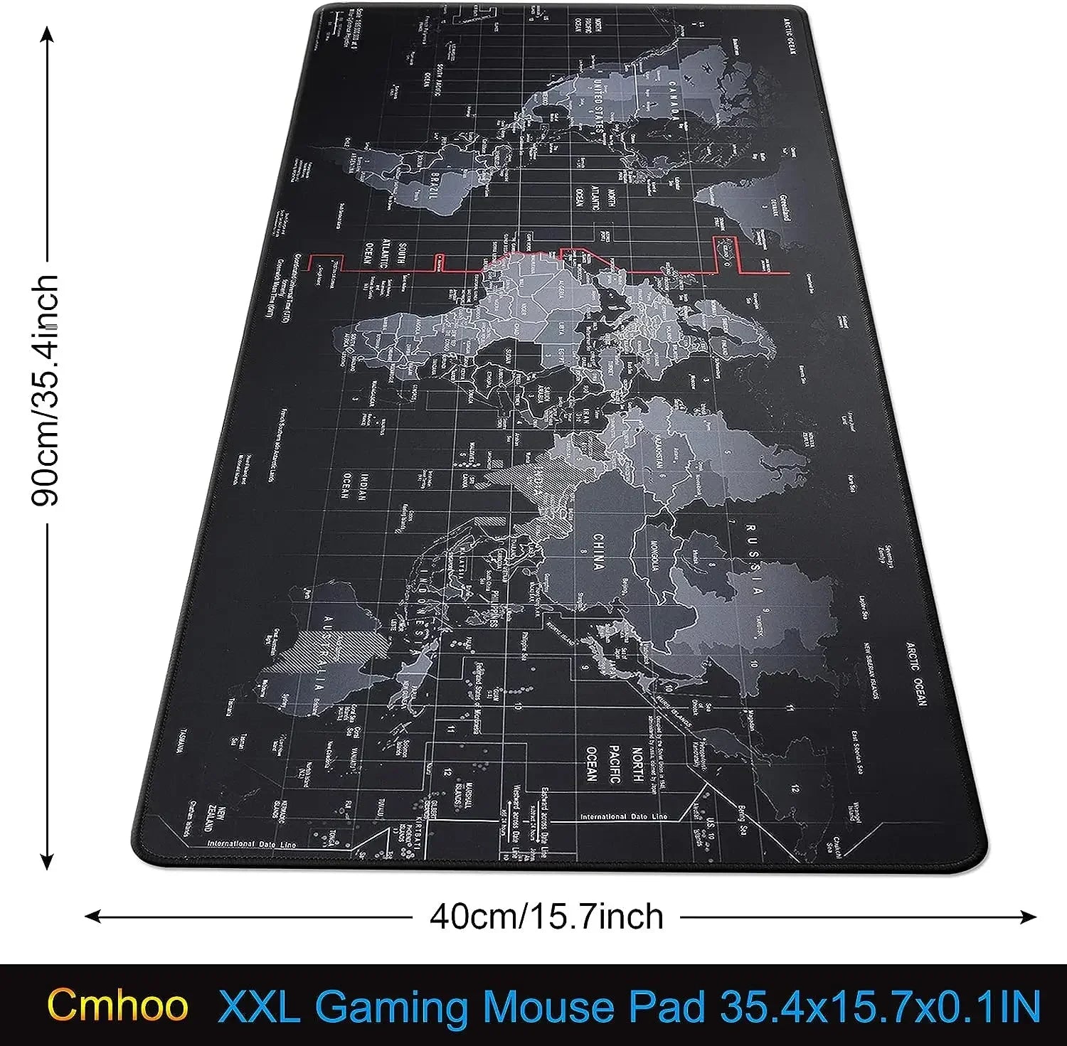 Map Mouse Pad Large Map Desk Mat Protector Gaming Mousepads Office Table Decor Keyboard Long Padding Notebook Computer Gamer Mat