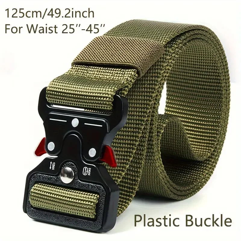 Versatile Men's Tactical Belts - Durable, Adjustable Design-For Outdoor Sports Enthusiasts，Pair with Pants Jeans，For Men Women ﻿