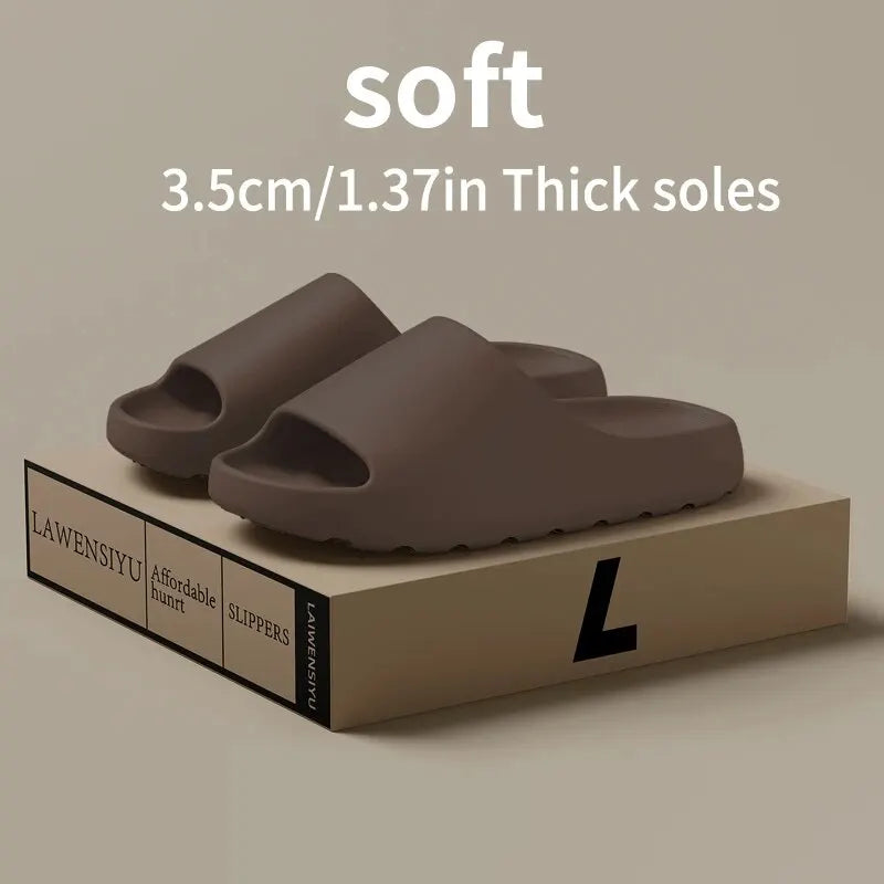 Fashion Brand Women Slippers  Classic Sports Sandals Men Casual EVA Flat Slippers Unisex Outdoor Indoor Shoes Beach Slides