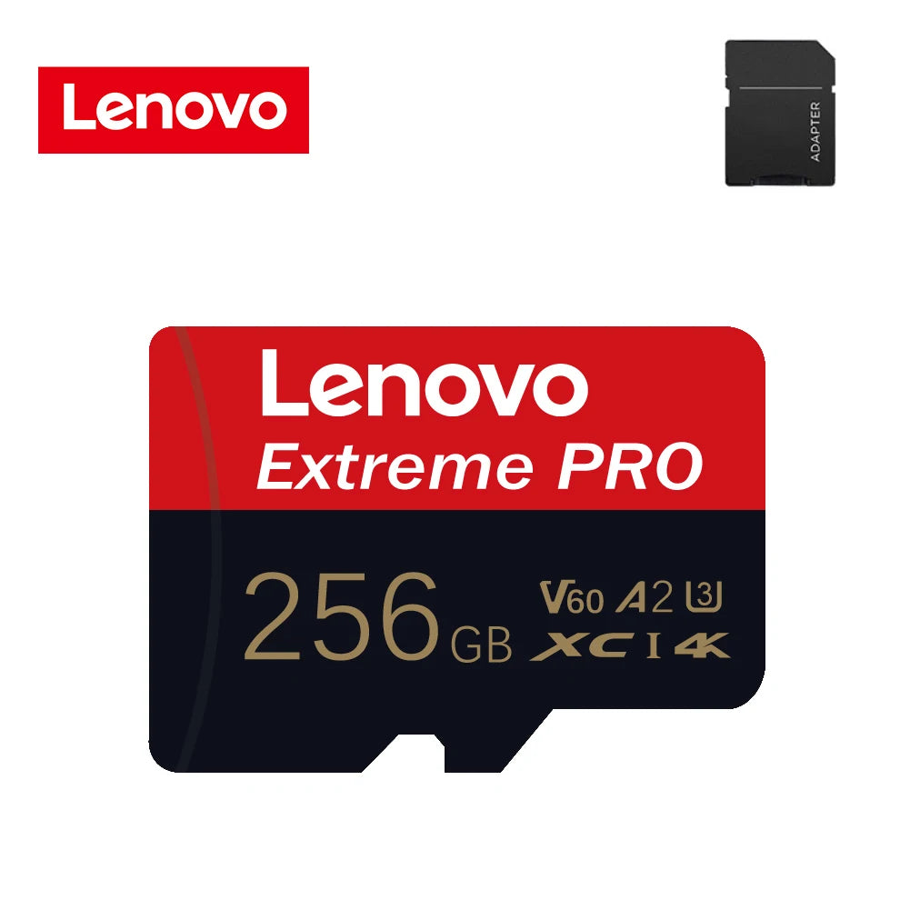 Lenovo 2TB Original Memory Card 128GB Class10 1TB 512GB Mini SD Card 128GB A2 V60 Micro SD Card High Speed SD/TF for Xiao Mi