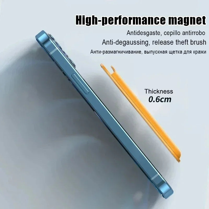 New Luxury For Magnetic Leather Wallet Case For iPhone 17 16 15 14 13 12  Pro Max Card Holder Phone Bag Cover Accessories
