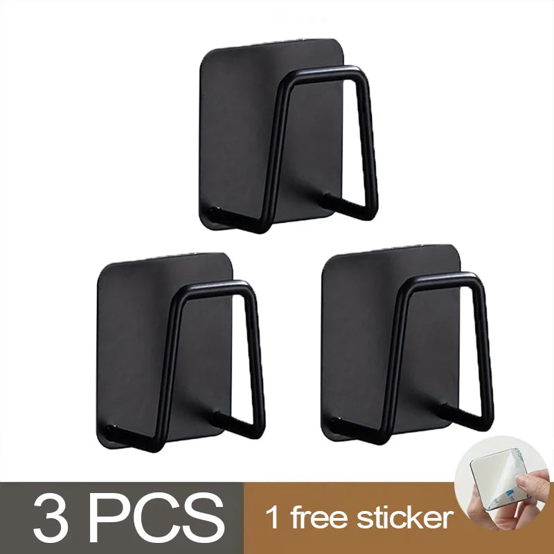 1pc Stainless Steel Sink Sponge Rack For Sponge Steel Wire Ball Draining Paste The Inner Wall Of The Sink Kitchen Supplies