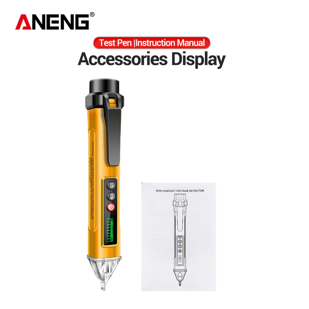 ANENG VC1010 Digital Voltage Detector Tester Pen 12-1000V Non-contact Volt AC Voltage Zero Fire line Electric Sensor Test  Tools