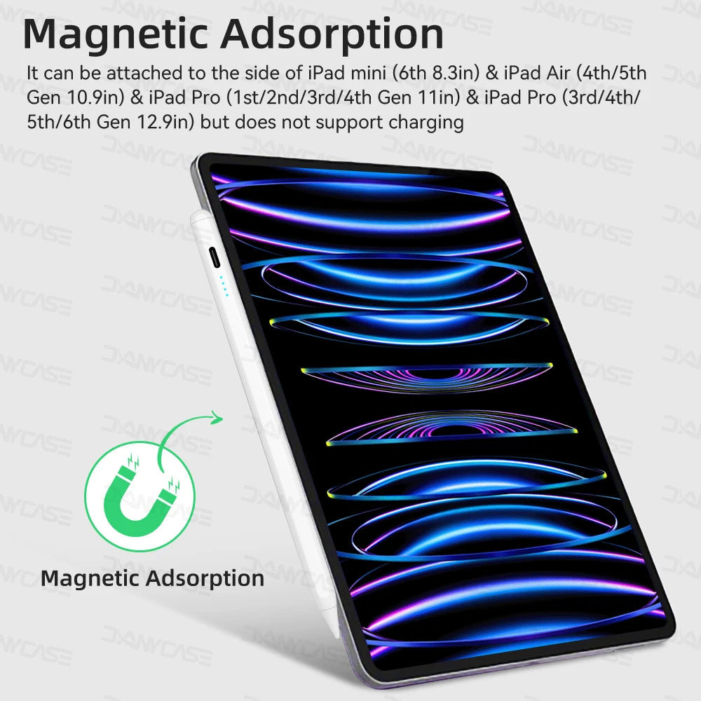 For Apple Pencil Palm Rejection Power Display Ipad Pencil Pen For iPad Accessories 2022 2021 2020 2019 2018 Pro Air Mini Stylus