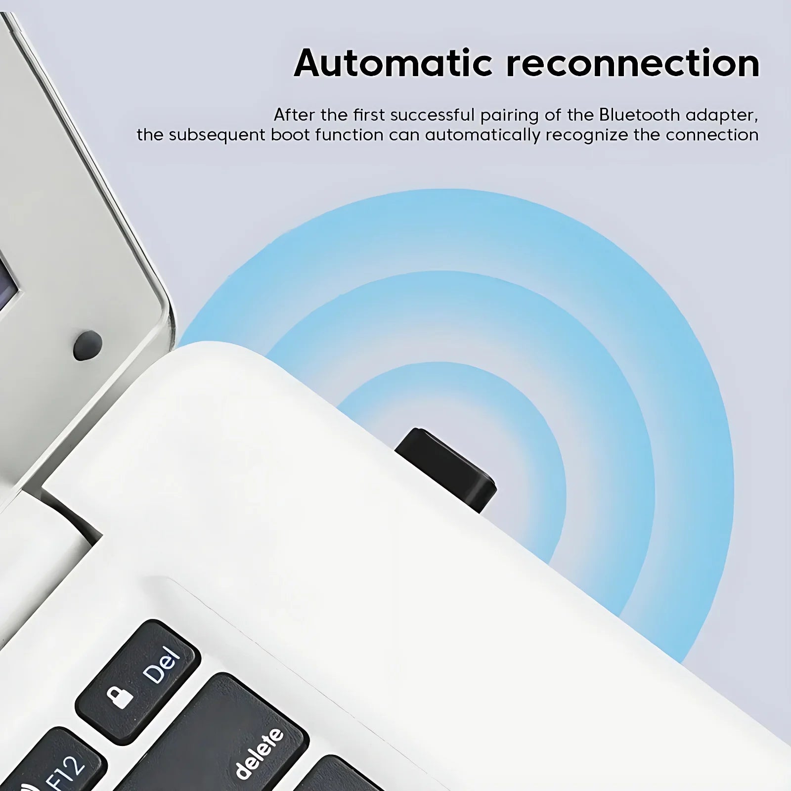Bluetooth 5.4 USB Transmitter Wireless Adapter for PC Wireless Mouse Keyboard Bluetooth Headset Compatible with Windows 8.1/10/1