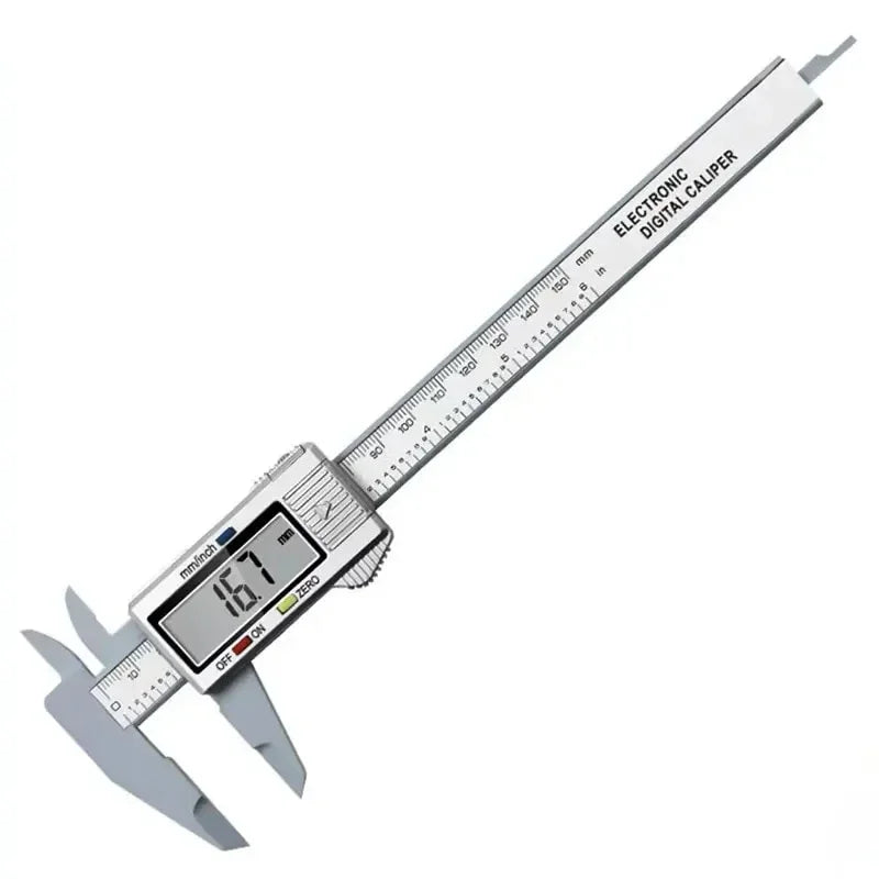 Digital Vernier Caliper 150Mm Plastic Measuring Tool With Lcd Display For Students Engineers Mini Precision Ruler