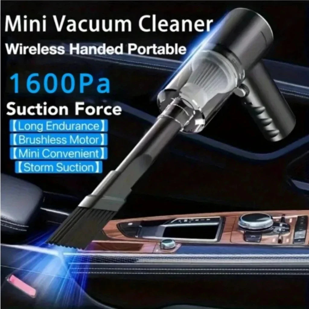 3 In 1 Integrated Suction And Blowing Vacuum Combination Vacuum Cleaner USB Charging Small Car Household Vacuum Cleaner