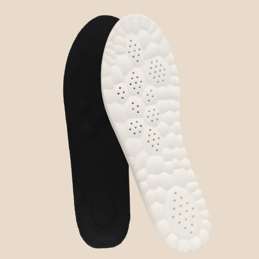 1Pair High Elasticity Latex Sport Insoles Soft Shoe Pads Arch Support Orthotic Insoles Deodorant Shock Absorption Cushion