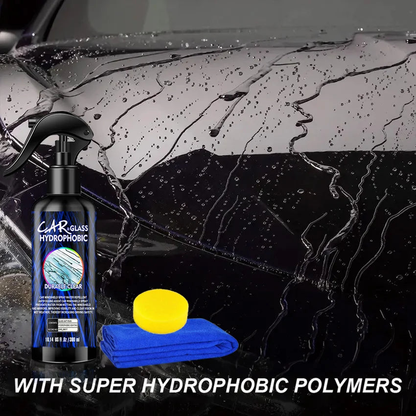 Water Repellent Spray Anti Rain Coating For Car Glass Hydrophobic Anti-rain Car Liquid Windshield Mirror Mask Auto Polish Kit