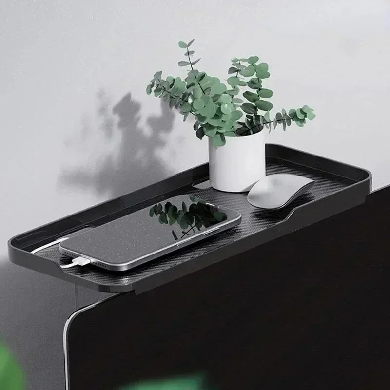 Adjustable Foldable Desktop Stand for TV Screen Computer Monitor Router Set-Top Box Player Office Home Storage Shelf Organizer