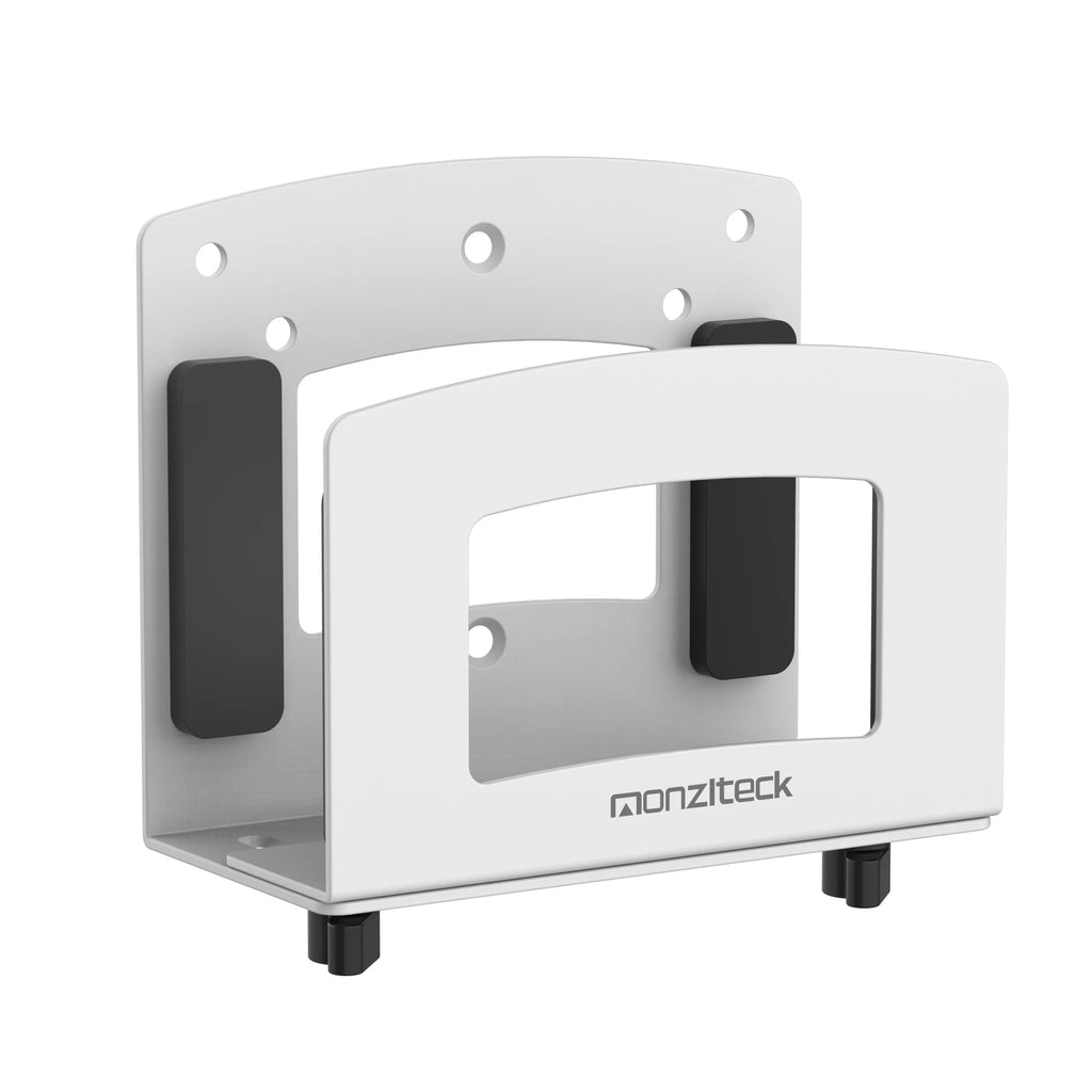 Monzlteck Adjustable Small Device Wall Mount Or VESA Mount Behind The Monitor |Design for Streaming Media Player, Switch, WII,Ca