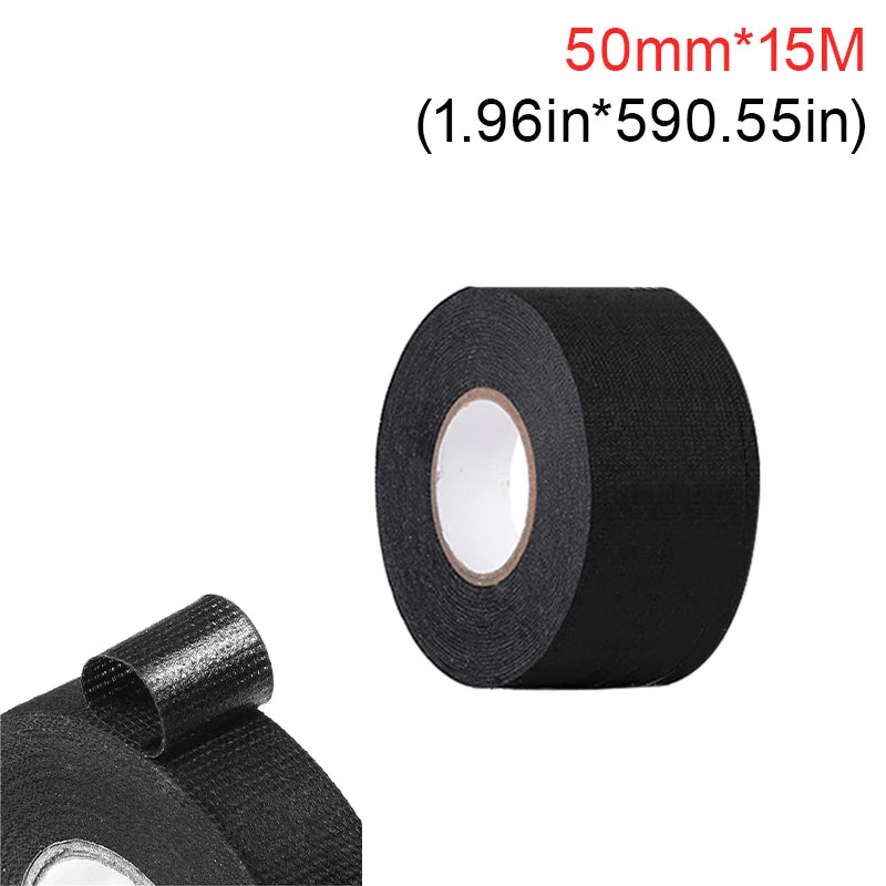 Car Cable Harness Wiring Fabric Loom Electrical Heat Tape Resistant Wiring Bundle Tape Coroplast Adhesive Automotive Cloth Tape