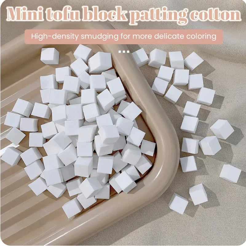 50/150pcs Sponge Gradient Nail Art Stamper Tools Gel Polish Color Gradient Brush Glitter Powder Dotting Pen For Manicure Tools