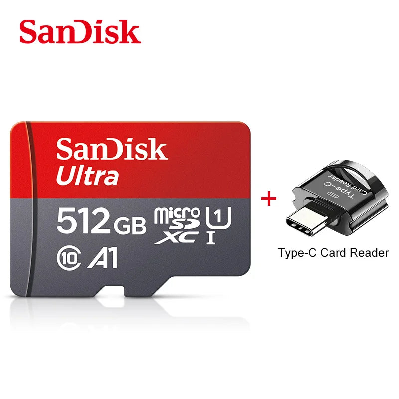 100% Original SanDisk Micro tf SD Card Class 10 TF Card 32GB 64GB 128GB Memory Card for Phone Tablet Flash Card
