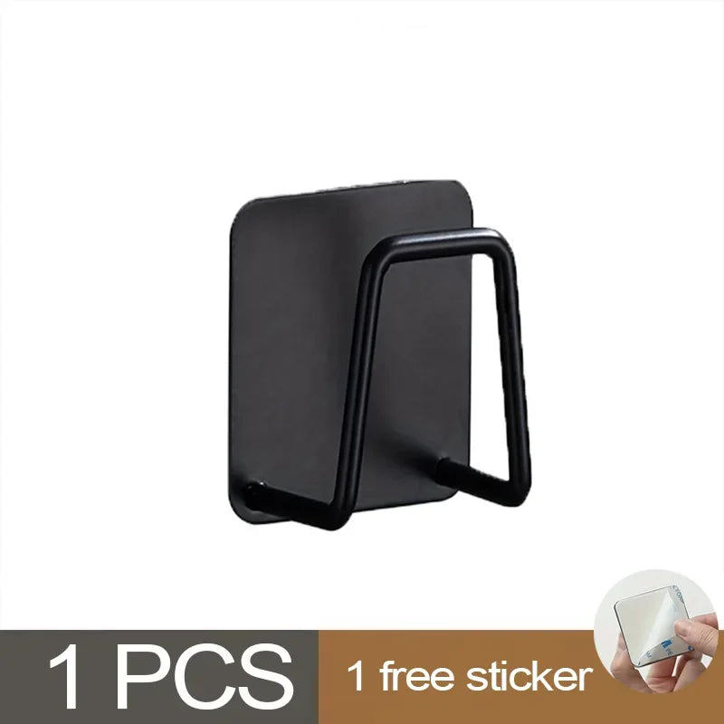 1pc Stainless Steel Sink Sponge Rack For Sponge Steel Wire Ball Draining Paste The Inner Wall Of The Sink Kitchen Supplies