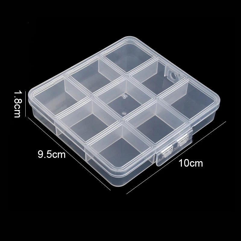 Plastic Storage Box 28 Grid With Slot Beaded Anti-string Grid  Jewelry Classification Parts Division Box Jewelry Box Organizer