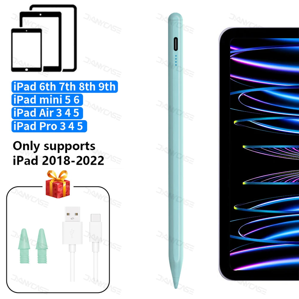 For Apple Pencil Palm Rejection Power Display Ipad Pencil Pen For iPad Accessories 2022 2021 2020 2019 2018 Pro Air Mini Stylus