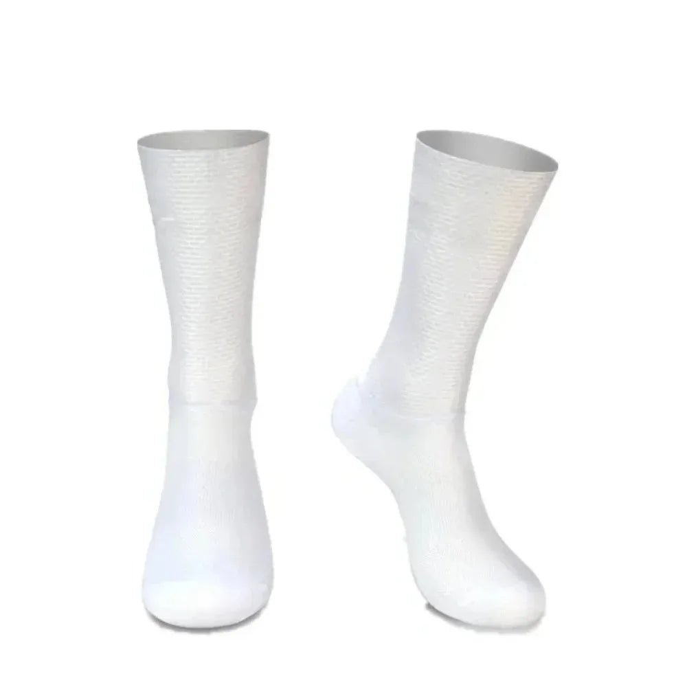 2026 Aero Socks Anti Slip Silicone Cycling Socks Men Bicycle Sport Running Bike Socks Calcetines Ciclismo