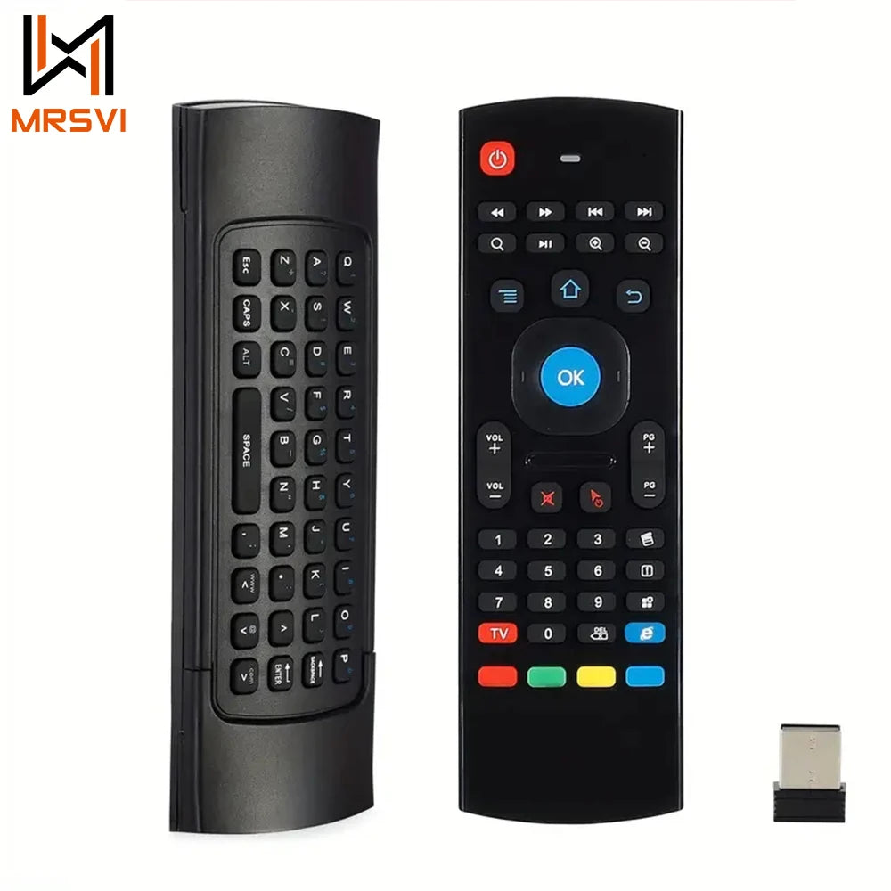Universal Air Mouse Wireless Mini Keyboard Remote Control MX3 2.4G IR Learning Remote Control For PC Android TV Box Smart TV