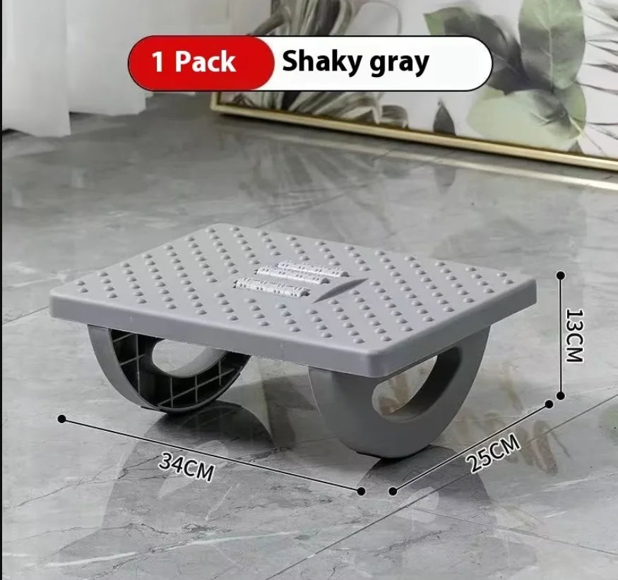 Ergonomic Under-Desk Foot Rest with Massage Rollers – Portable Foot Stool for Home & Office