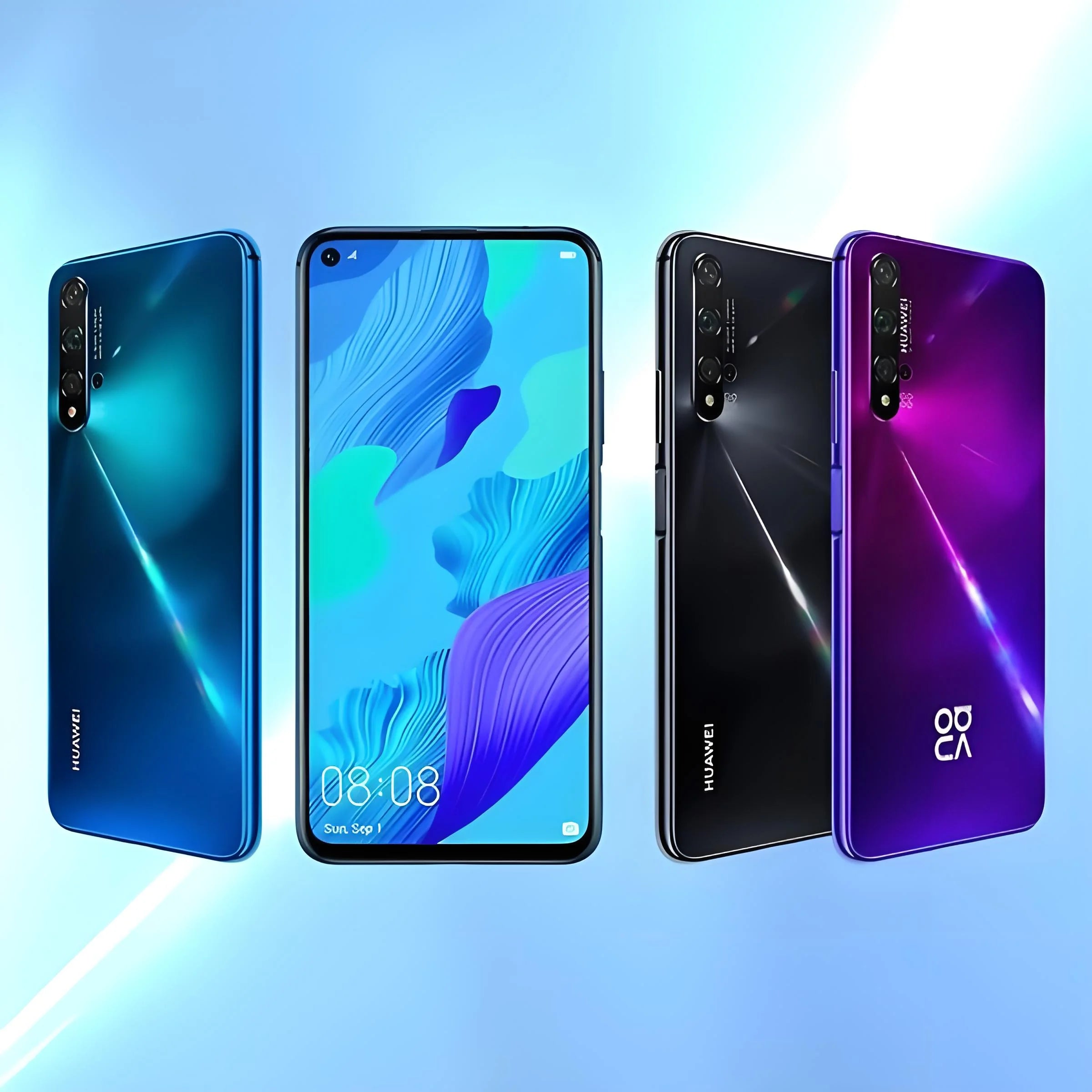 HUAWEI-Nova 5T,Smartphone Android,6.26 inch,256GB ROM,Google Play Store,Mobile phones,48MP,4G Network,Cellphones