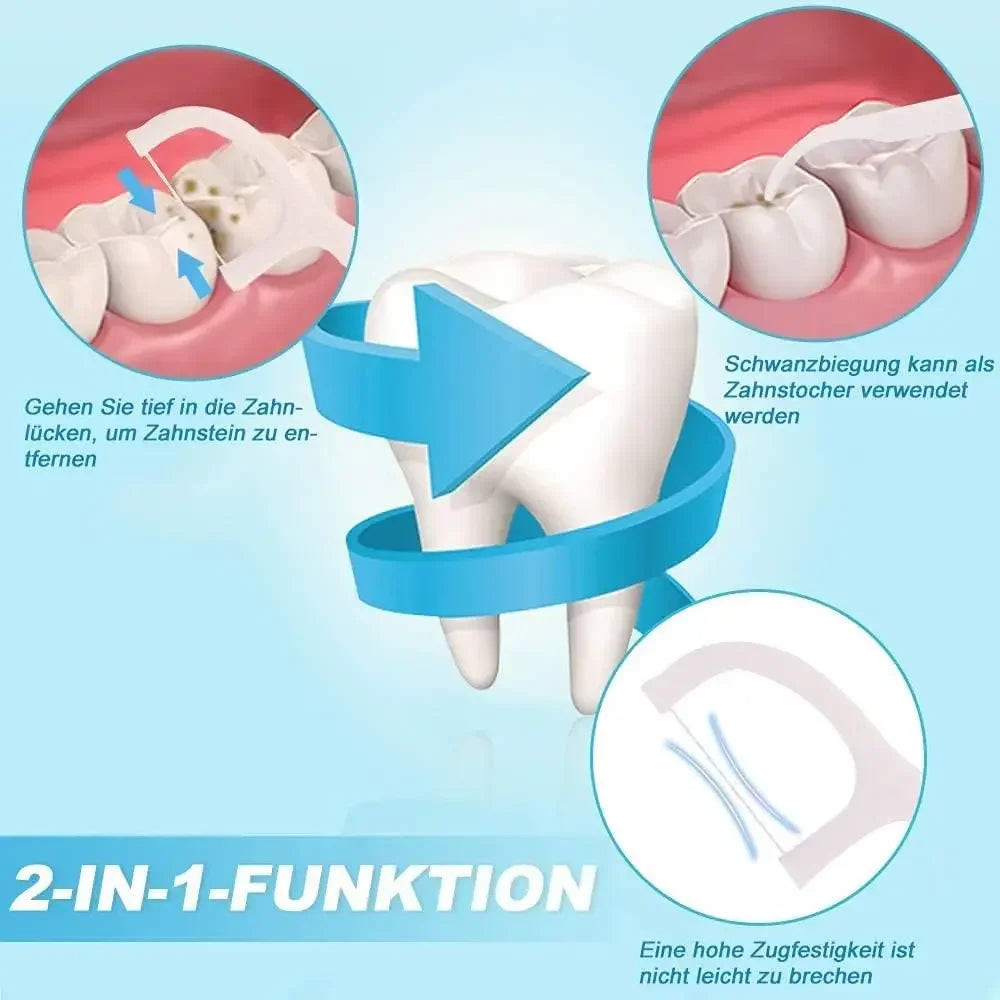 50-1000pcs Portable Dental Floss Toothpicks Teeth Stick Tooth Cleaning Interdental Brush Portable Dental Flosser For Home Travel