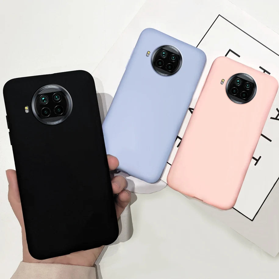 For Xiaomi Mi 10T Lite Case Liquid Silicone Phone Cover For Xiaomi 10T Lite 5G 128 GB Fundas Cover on Xiomi mi10T Lite Soft Case