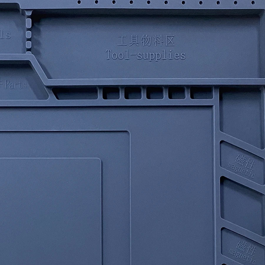 Silicone Soldering Mat Pad Desk Platform  for Welding Station Iron Phone PC  Repair Magnetic Heat Insulation No Lead S-160