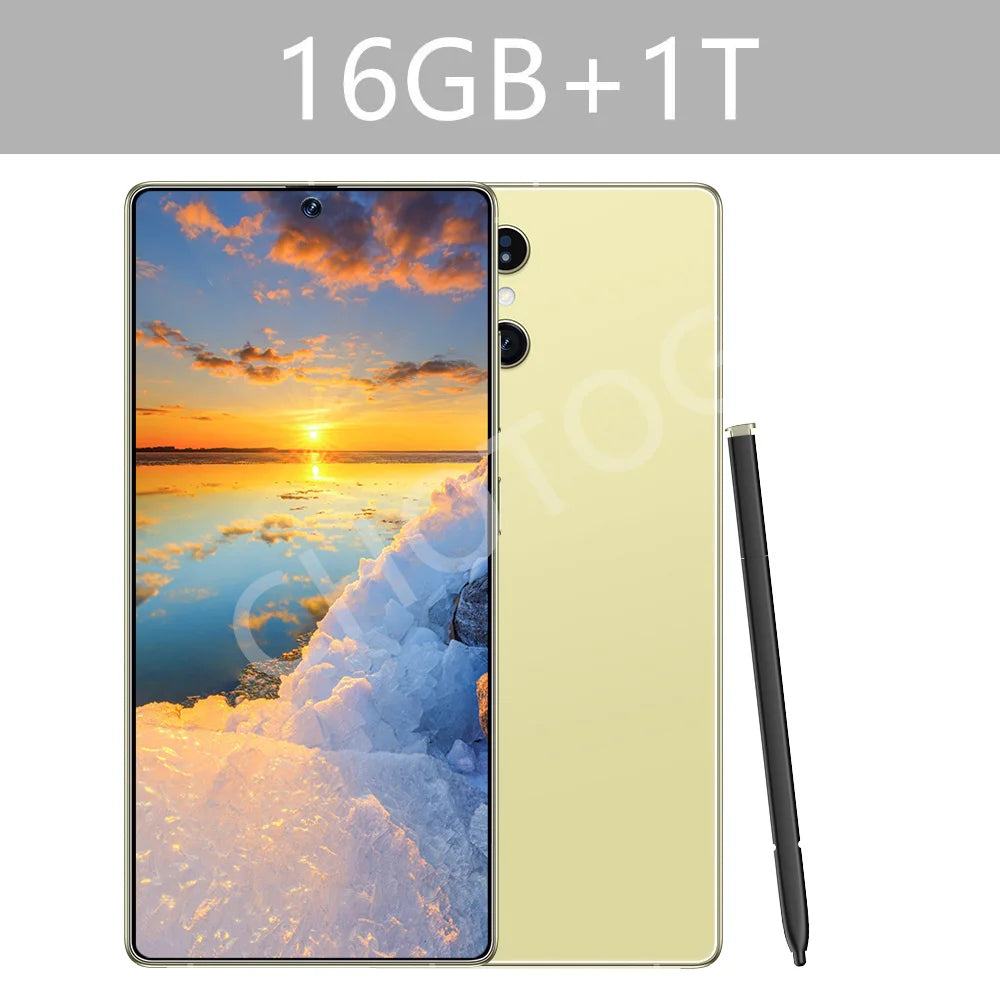 Screen Protector For SMS 25 Ultra Mobile Phones 22GB+2TB Cell Phone Tempered Glass Film For Android Smartphone 7800mAh Cellphone