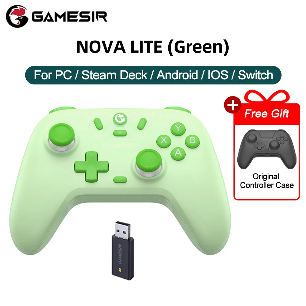 Gamesir Gamepads PC Switch 2 Controller Nova Lite Controle Hall Effective Joystick for Nintendo Switch Steam Android iOS Phone